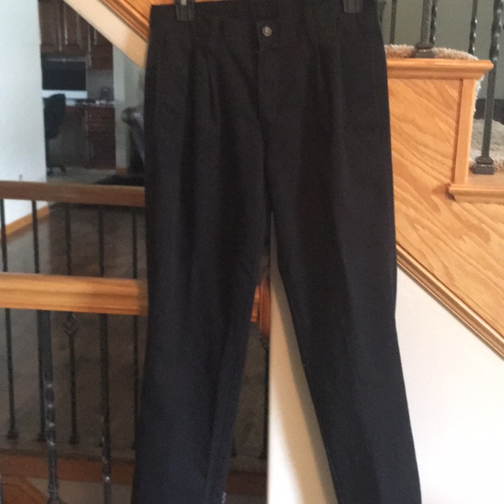 Boys black dress pants